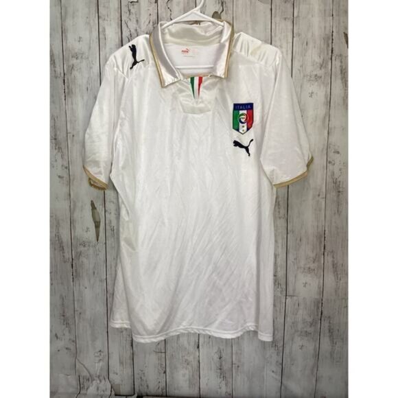 Preppy Streetwear Coquette Utility Shirt Soccer Jersey Top Puma Mens Large - Picture 1 of 2
